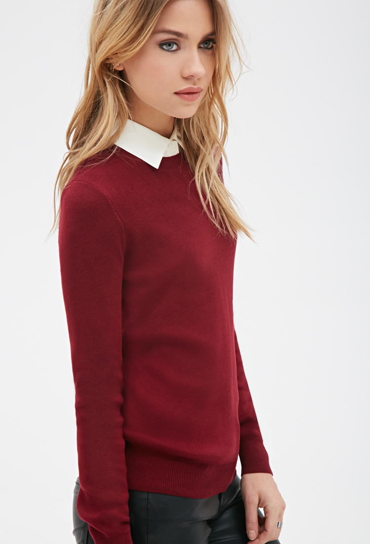 layered sweater