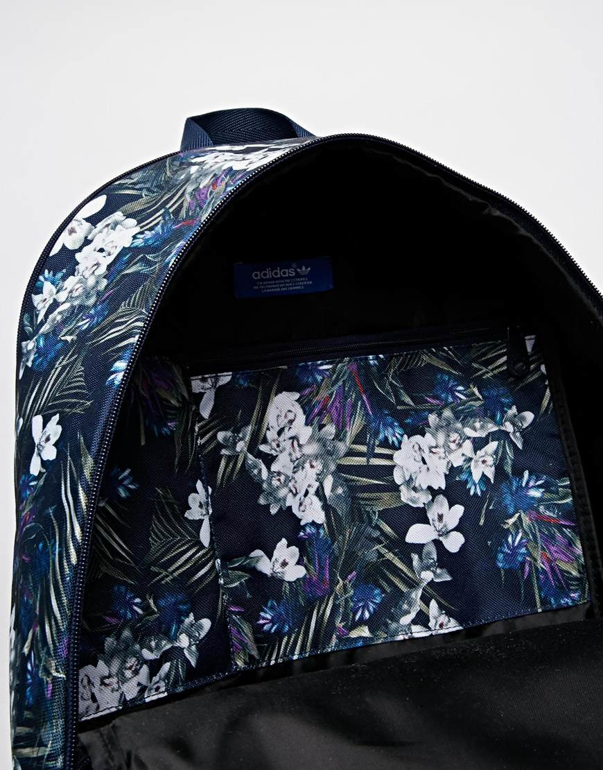floral adidas backpack