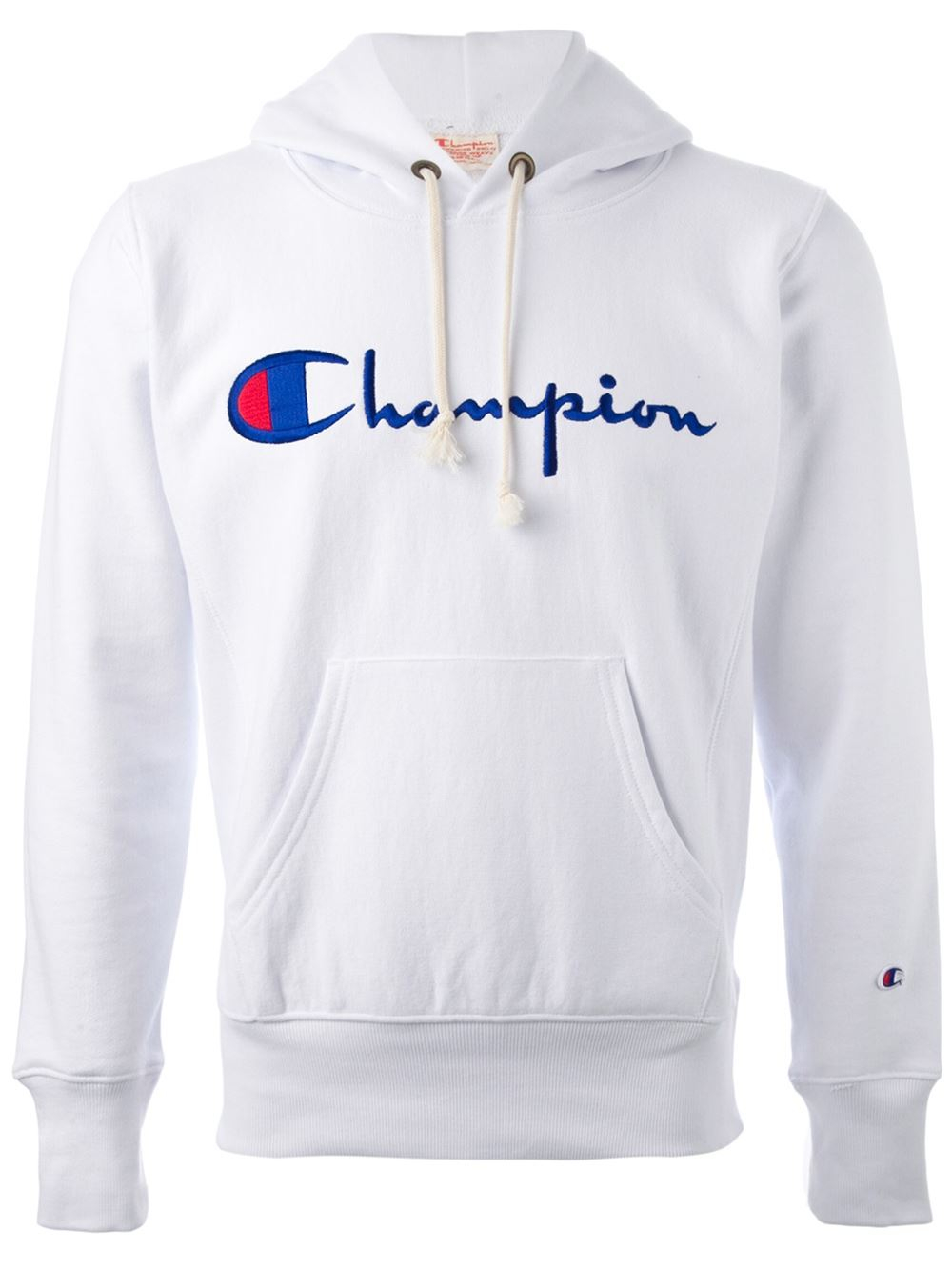 champion white hoodie mens