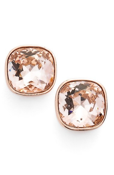 Lyst Givenchy Crystal Stud Earrings In Metallic Gallery