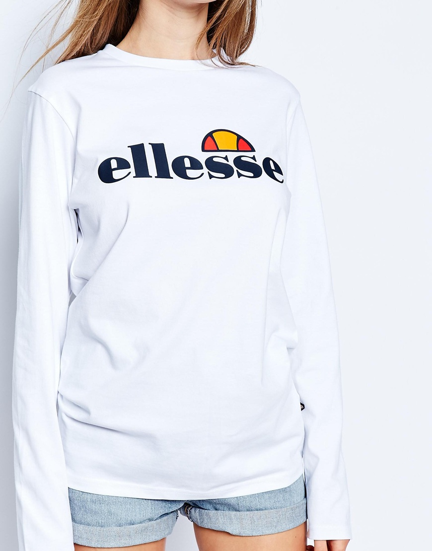 Ellesse Cotton Long Sleeve Top With 
