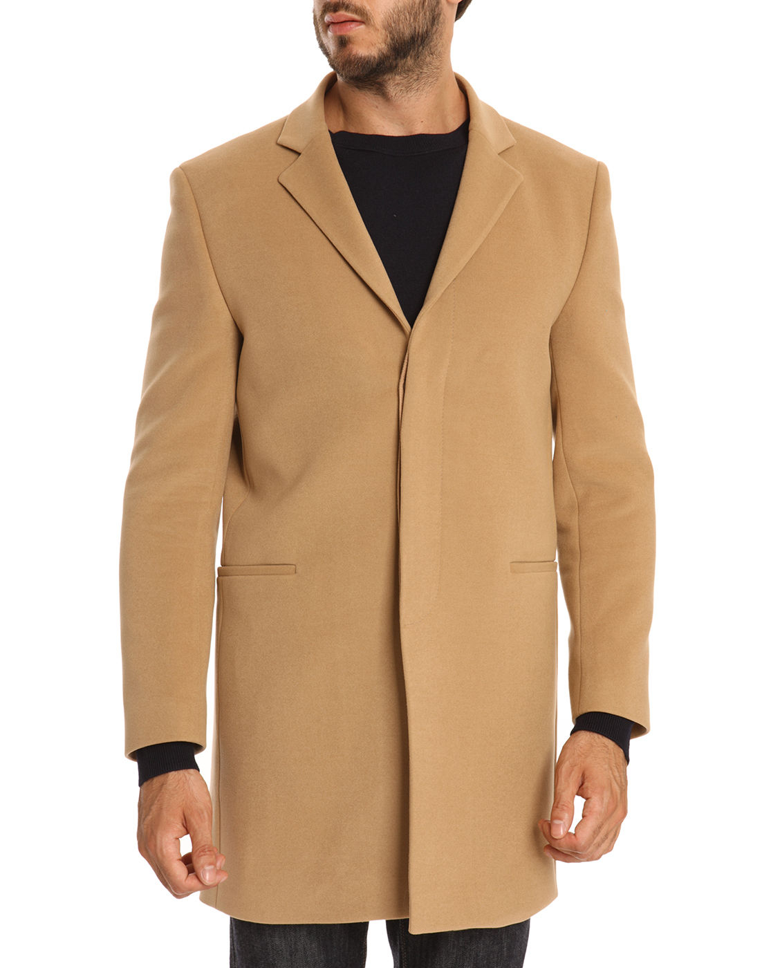 The Suits Camel 89 Overcoat in Khaki for Men (camel) | Lyst