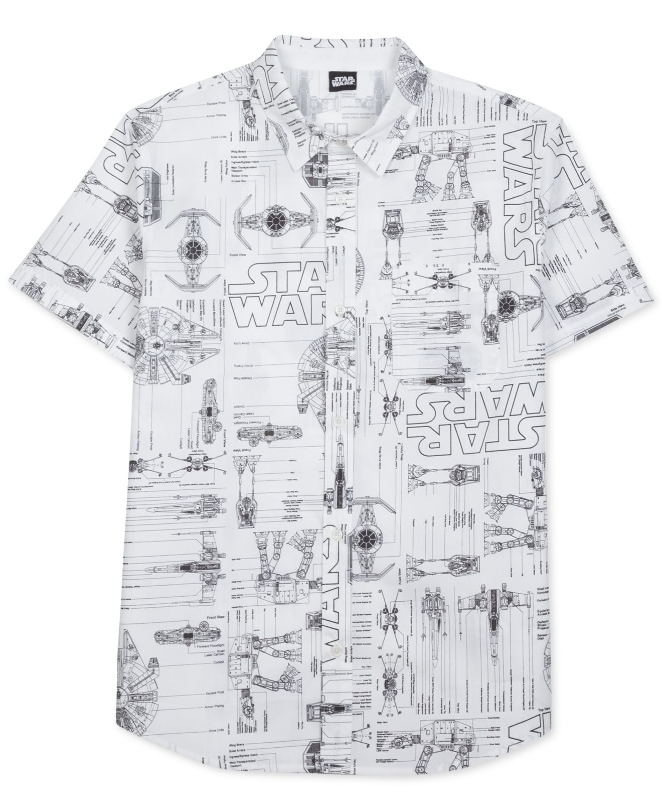 star wars button up shirt mens