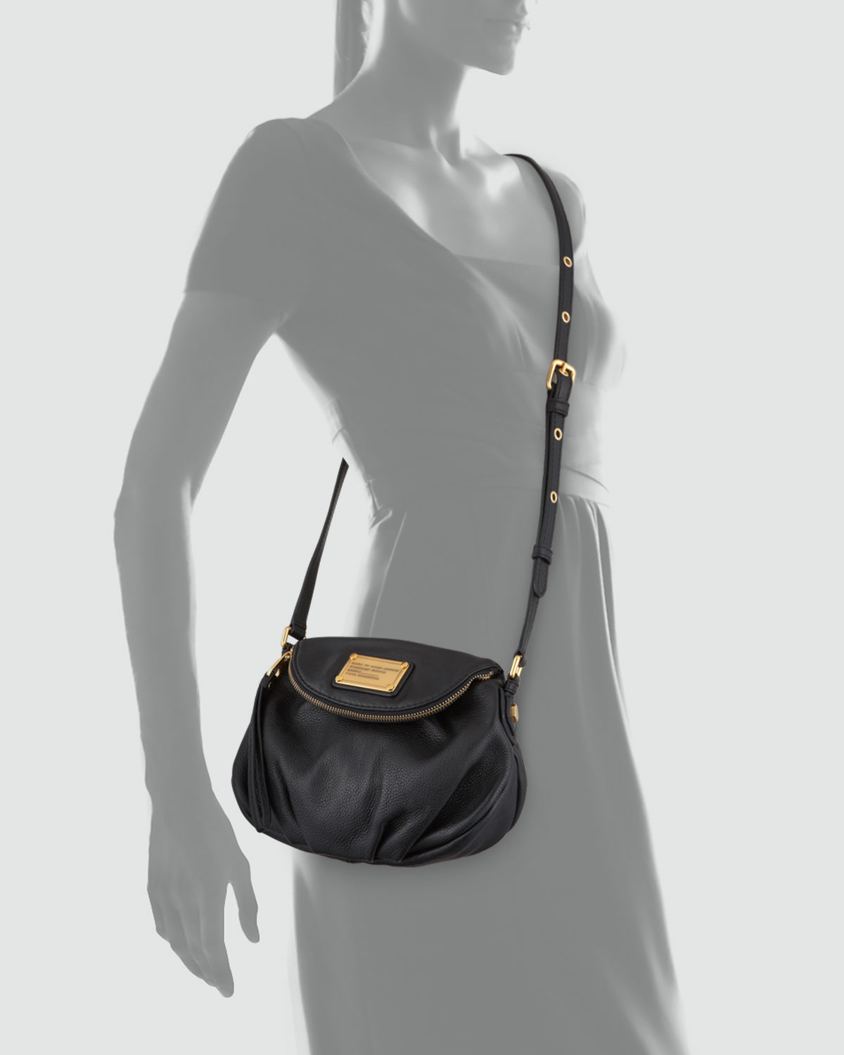 Marc By Marc Jacobs Classic Q Natasha Mini Crossbody Bag Black - Lyst