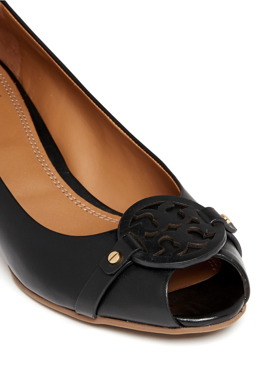 tory burch miller wedge pump