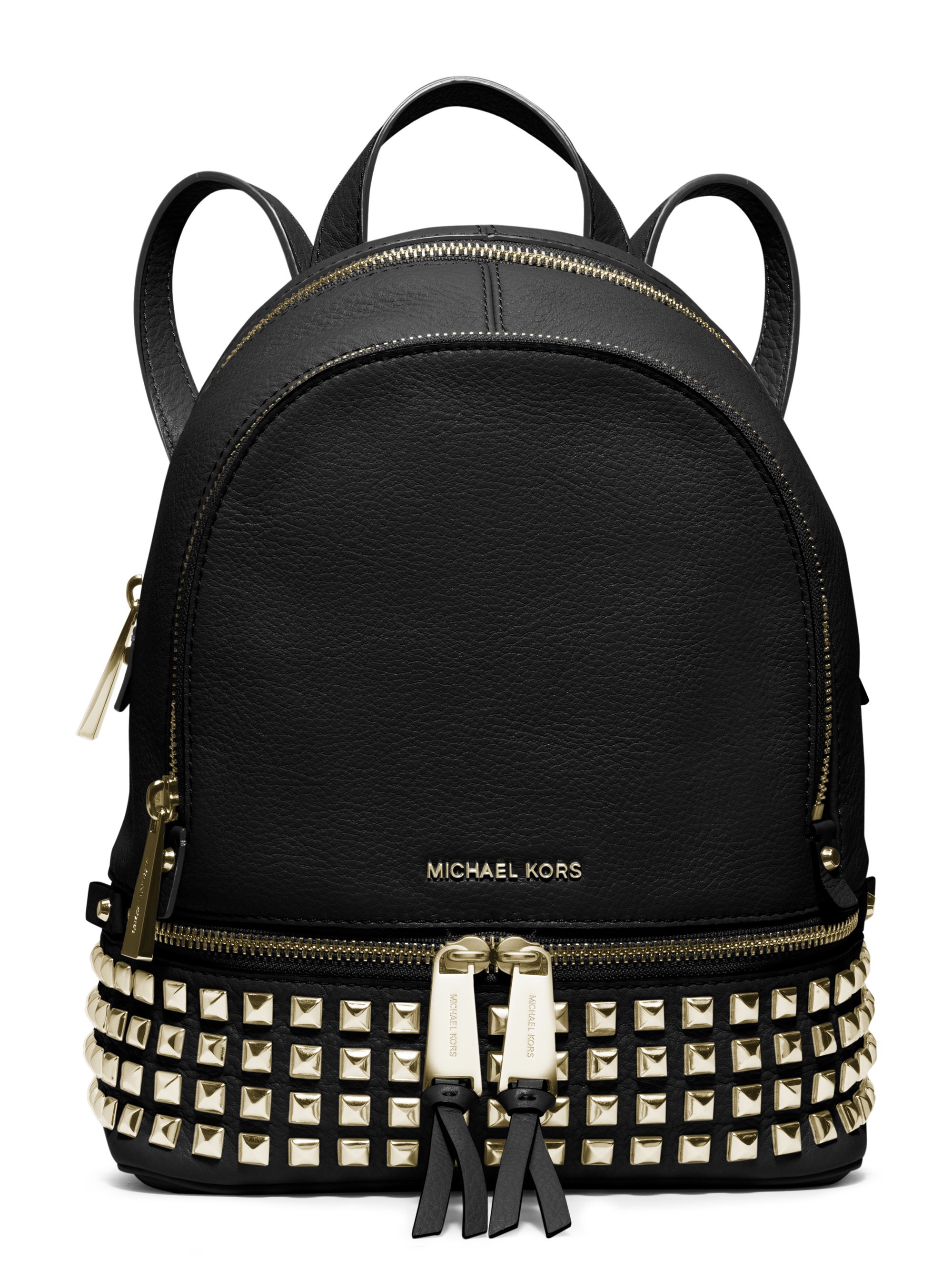 Michael Kors Michl Kors Rhea Medium Studded Leather Backpack, $358