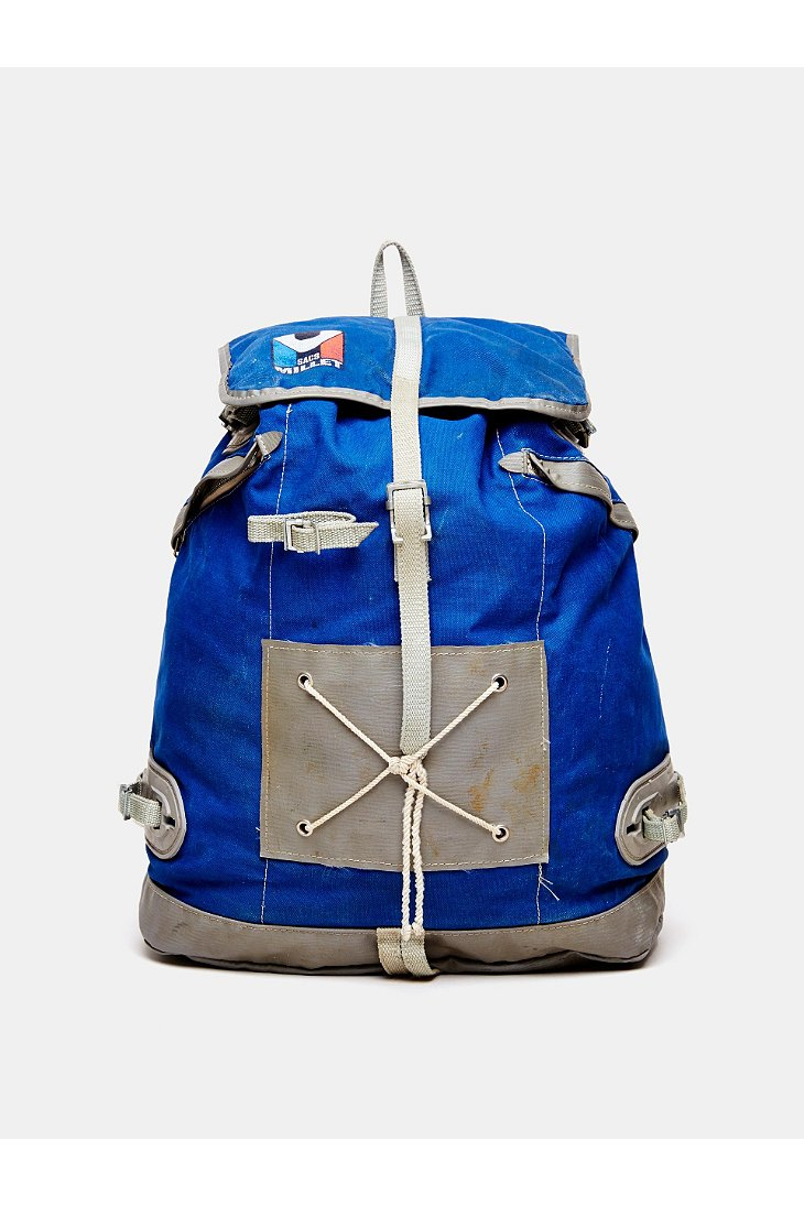 Urban Outfitters Vintage Millet Blue Backpack for Men | Lyst