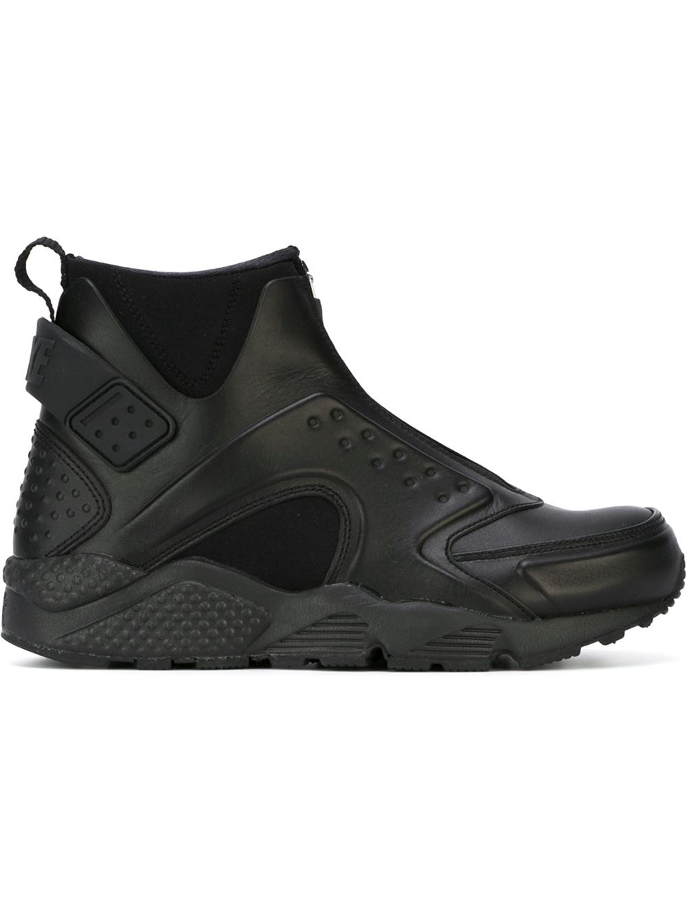 litteken Groene bonen Integraal Nike 'air Huarache Run Mid' Hi-top Sneakers in Black | Lyst