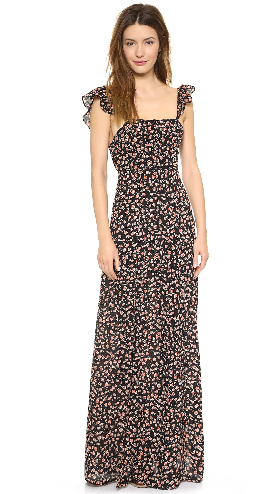 flynn skye bardot maxi dress