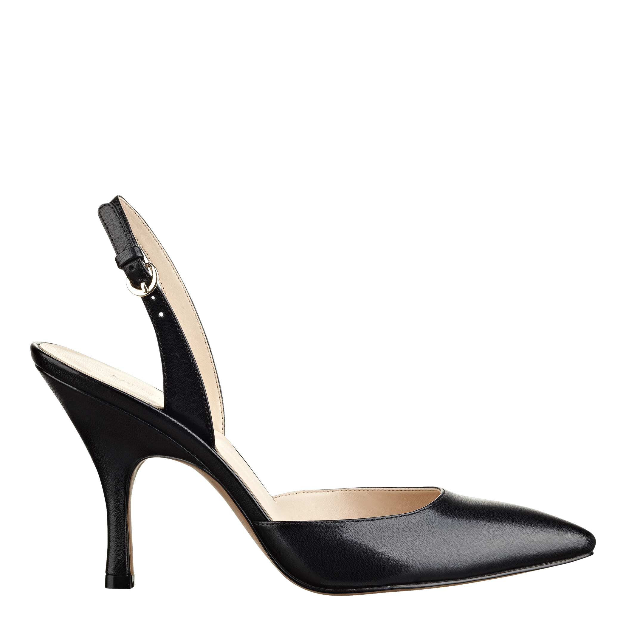 Nine West Anatasia Slingback Pump in Black (BLACK LEATHER) | Lyst