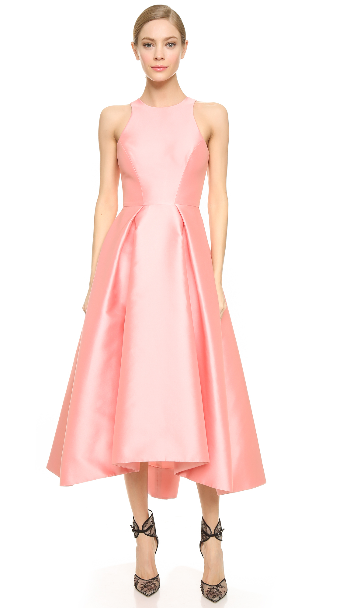 Monique Lhuillier Structured Party Dress Rose in Pink (Rose) Lyst