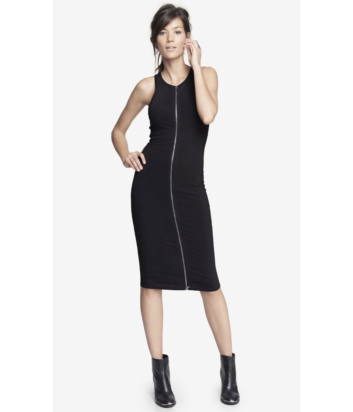 express black midi dress