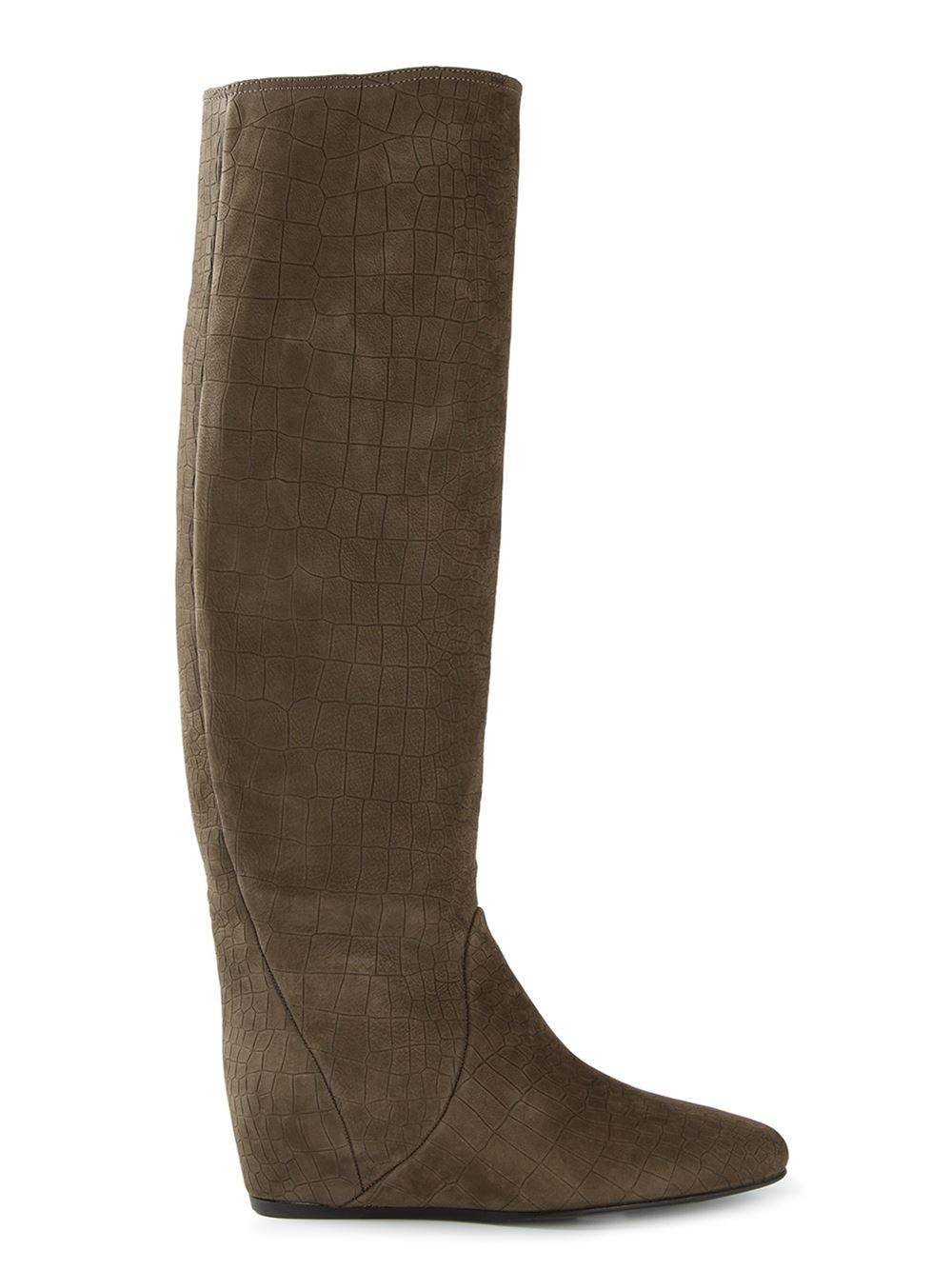 concealed wedge boots
