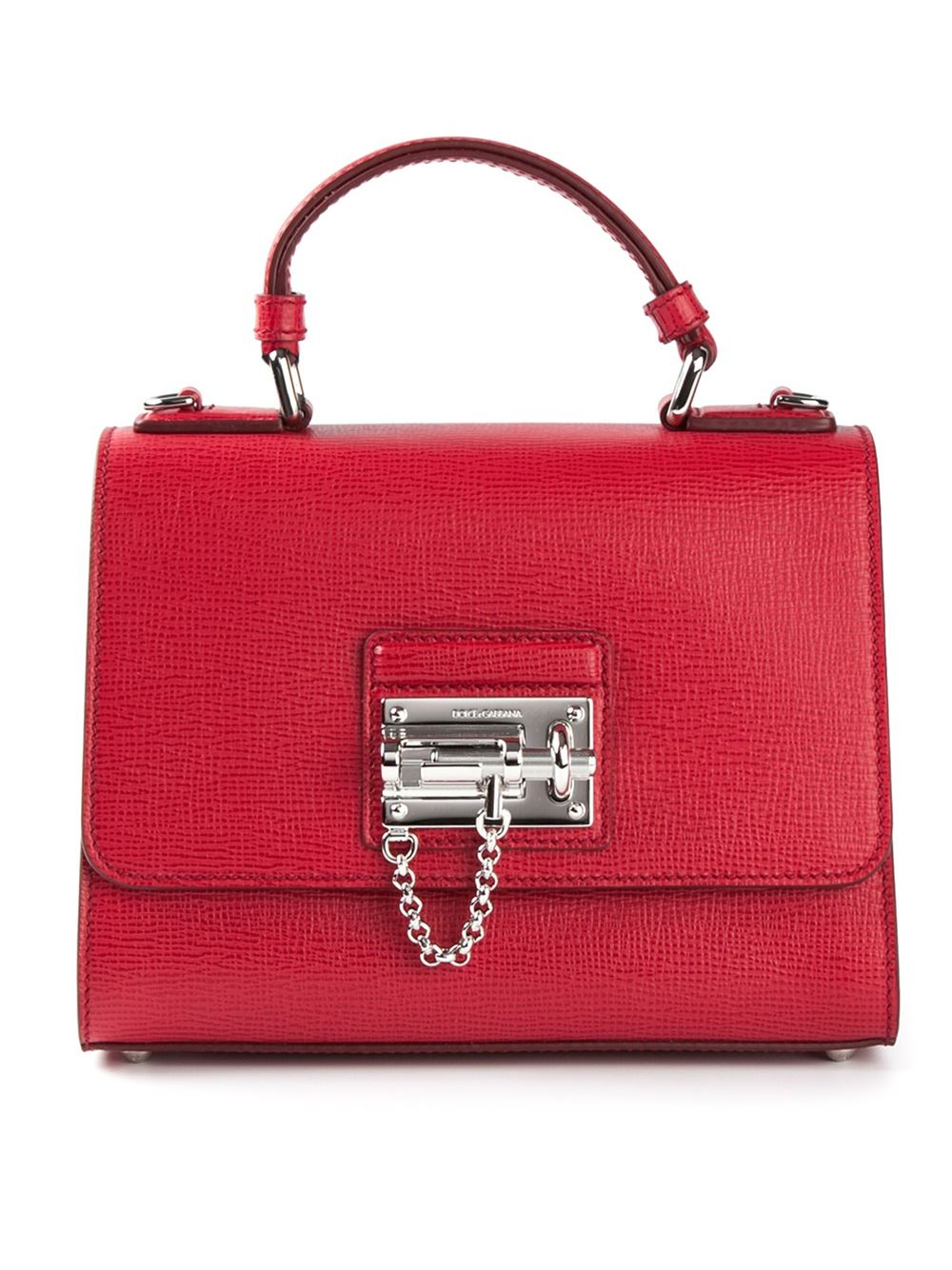 Dolce & Gabbana Chain Feature Tote in Red