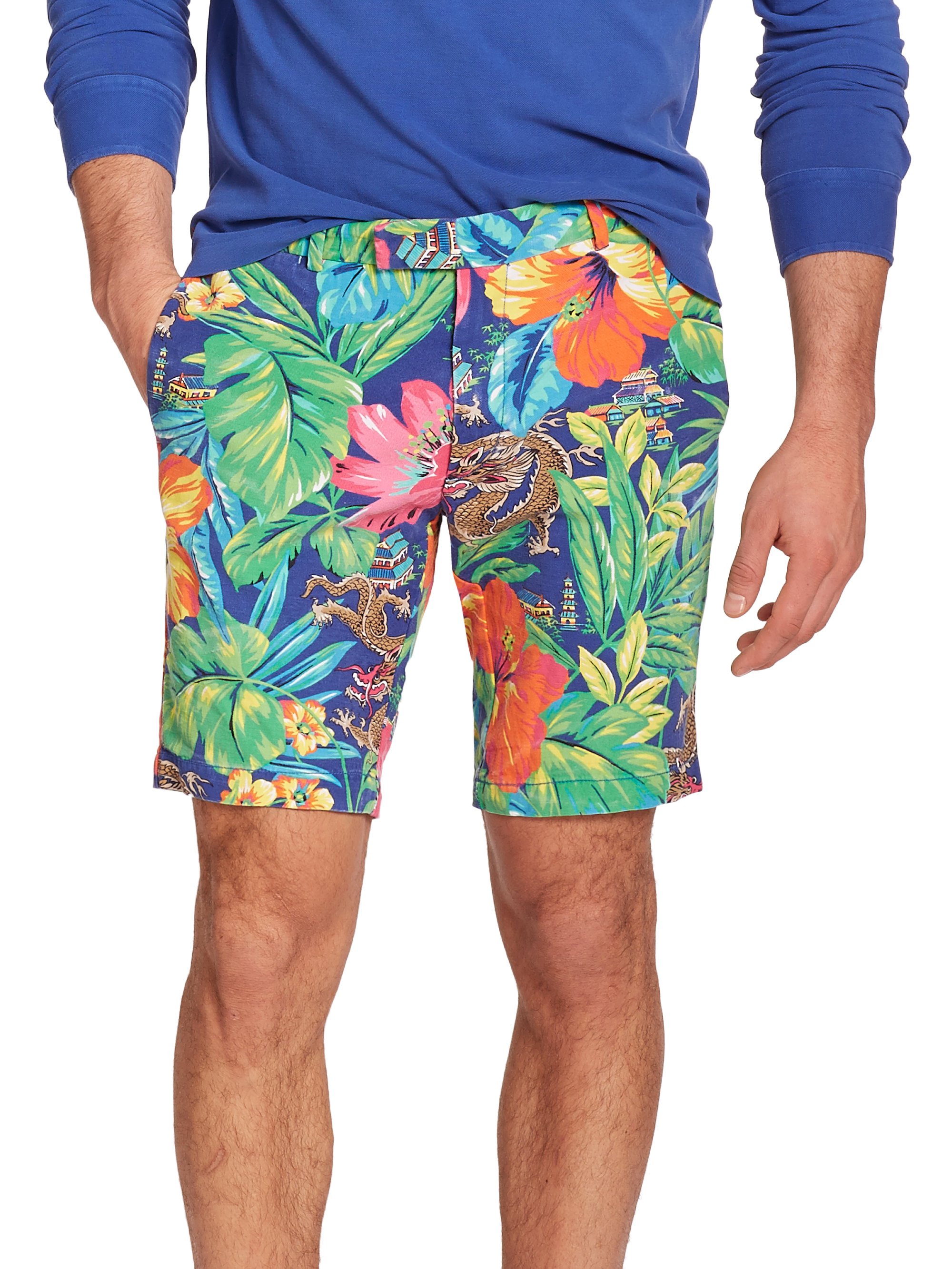 tropical shorts mens