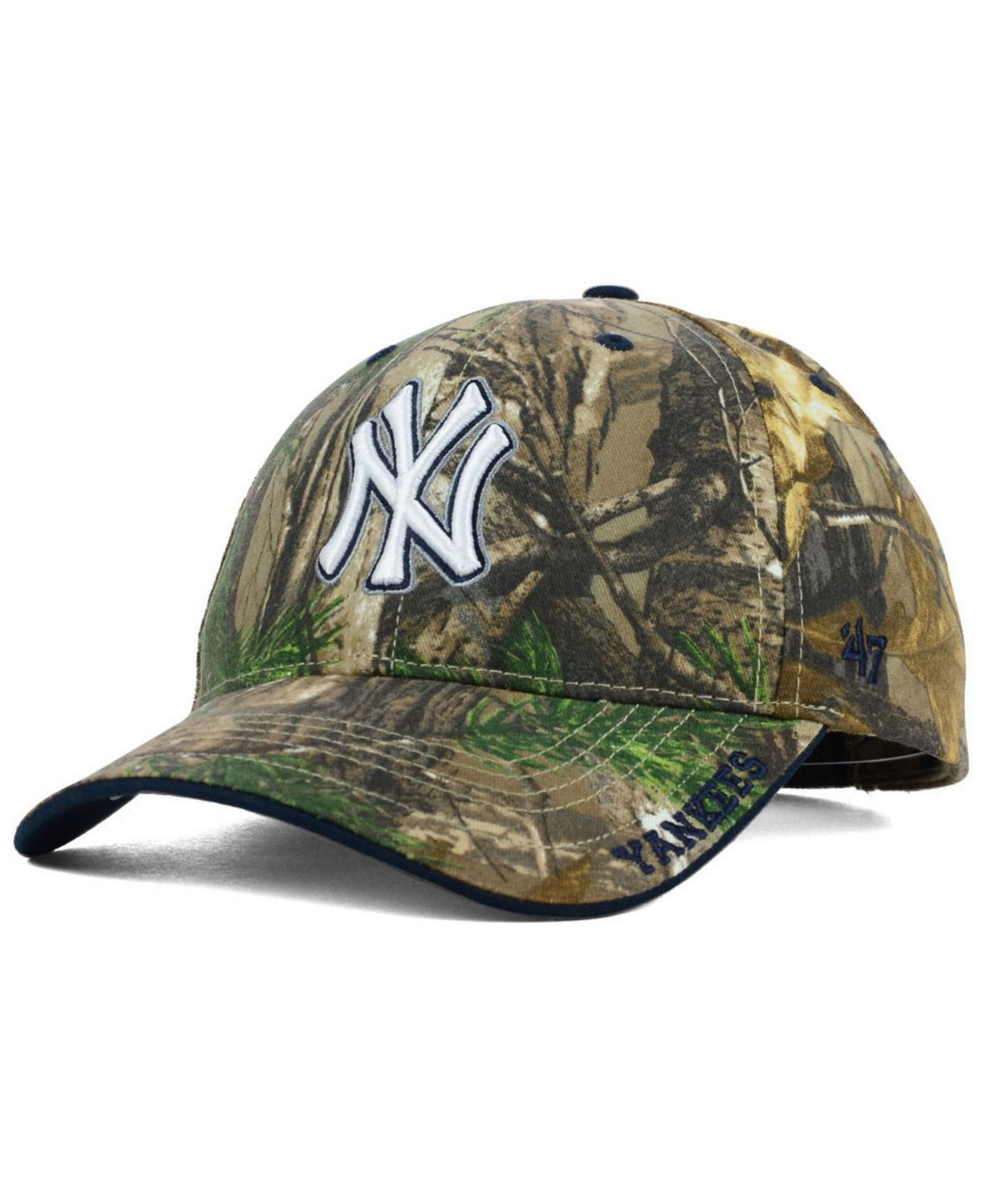 47 Brand New York Yankees Real Tree Frost Cap in Green for Men | Lyst