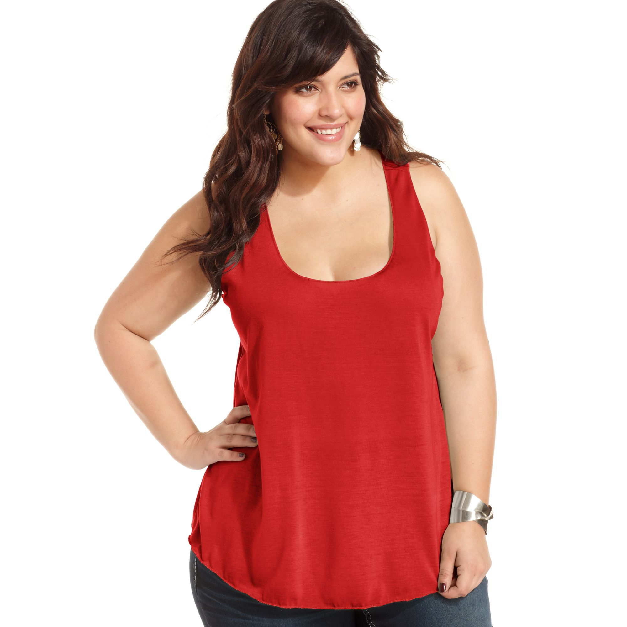 plus size racerback tank tops
