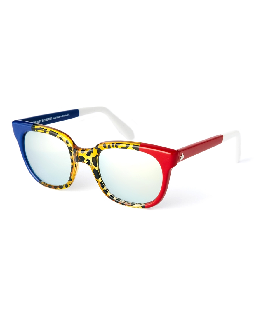 color block sunglasses