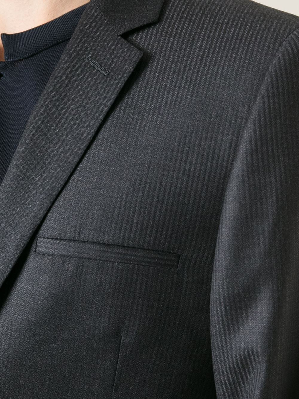 Calvin Klein Pinstripe Suit in Grey (Grey) for Men - Lyst