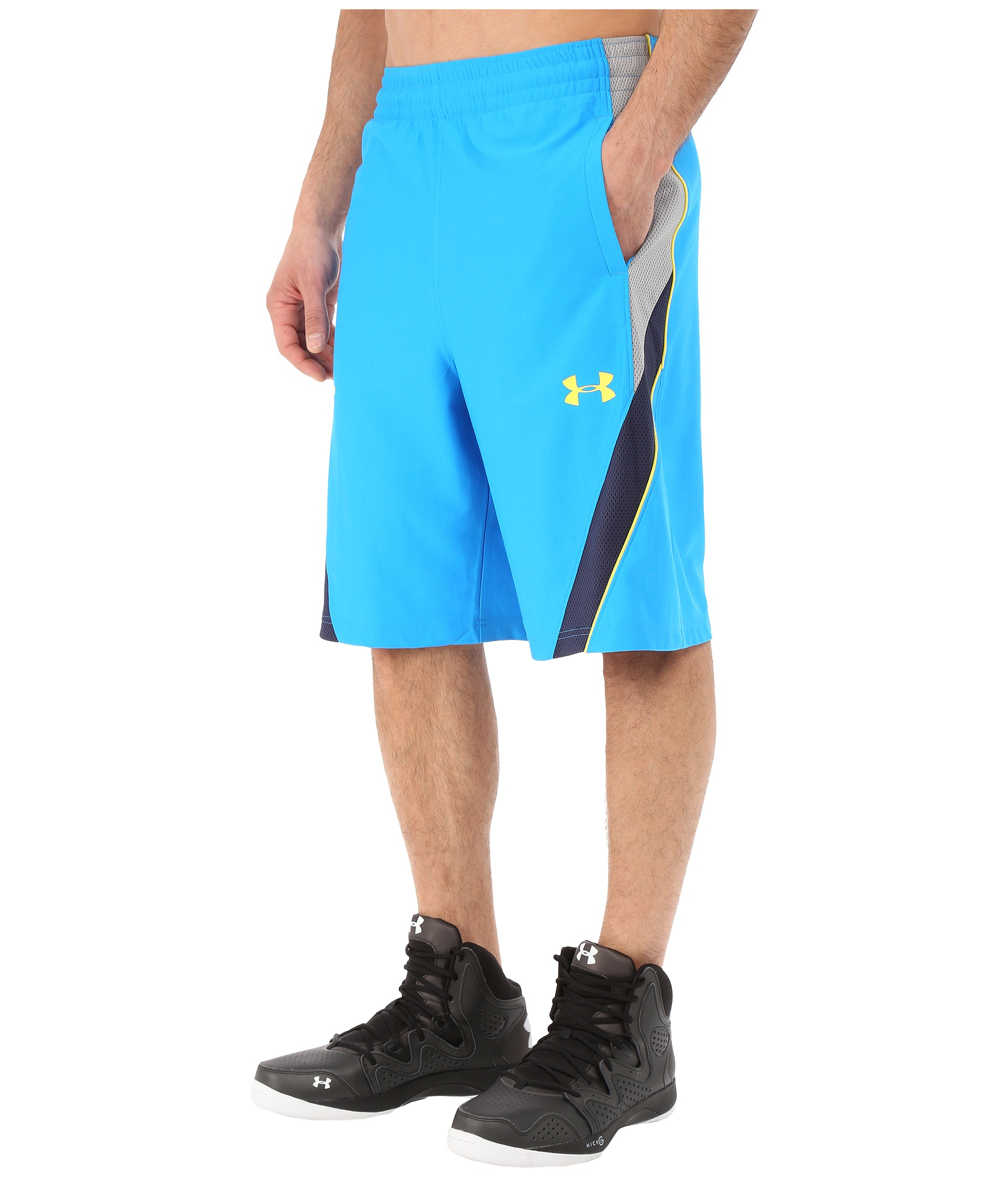 Lyst Under Armour Sc30 Lock In 11" Shorts in Blue for Men
