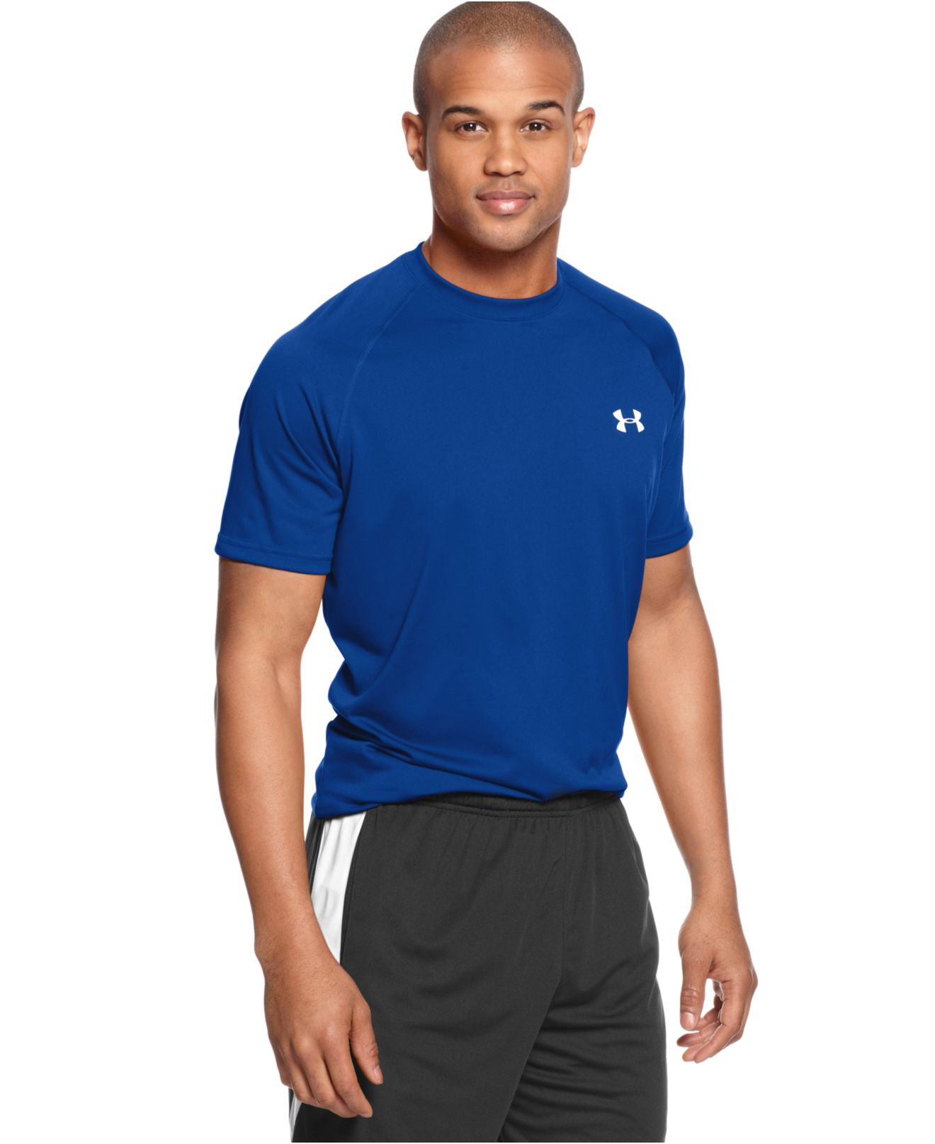 Under Armour Tech Short Sleeve T-Shirt in Blue for Men (Royal/White) | Lyst