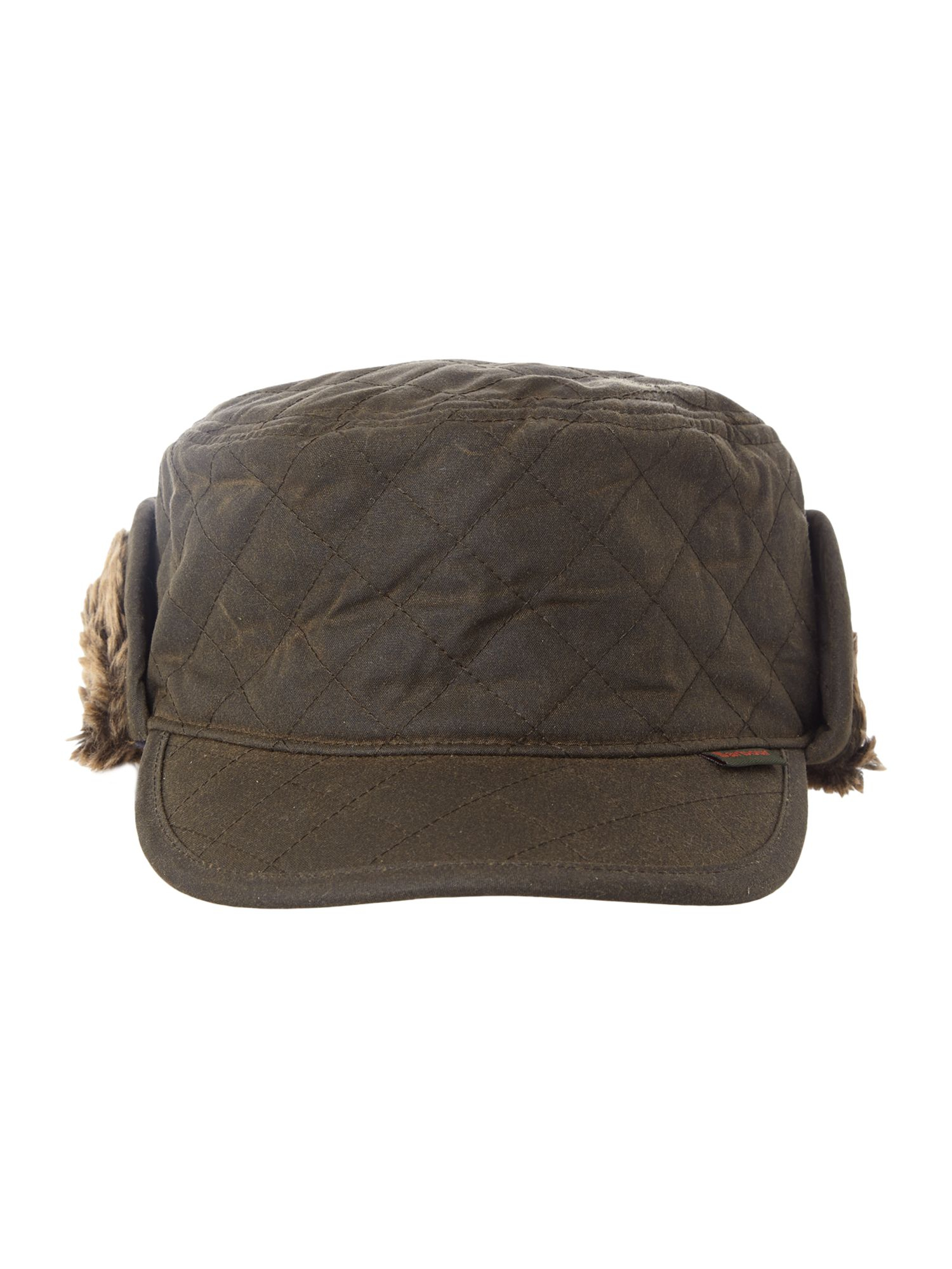 Barbour Stanhope Wax Trapper Hat in Green for Men (Olive) Lyst