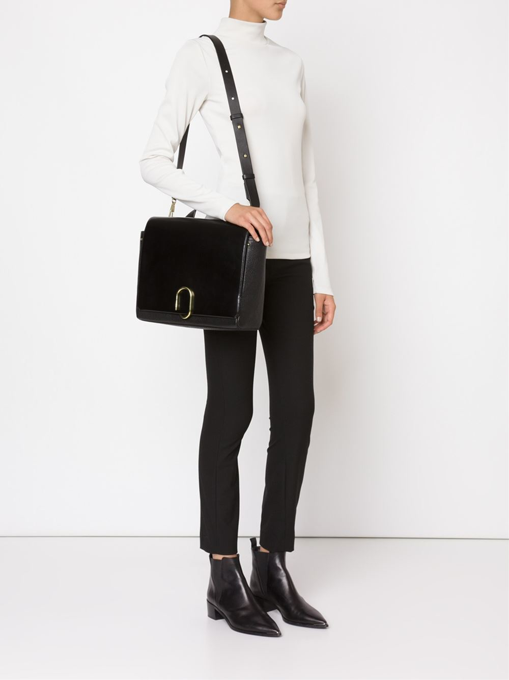 alix leather shoulder bag