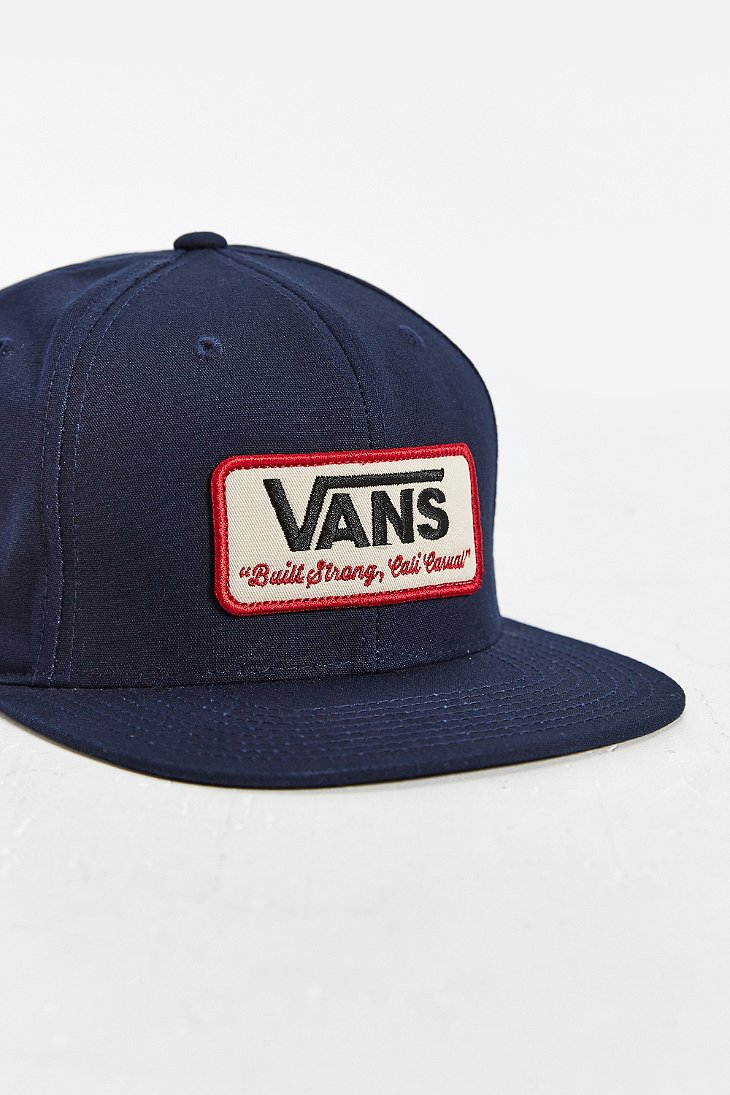 Vans Rowley Snapback Hat in Navy (Blue 