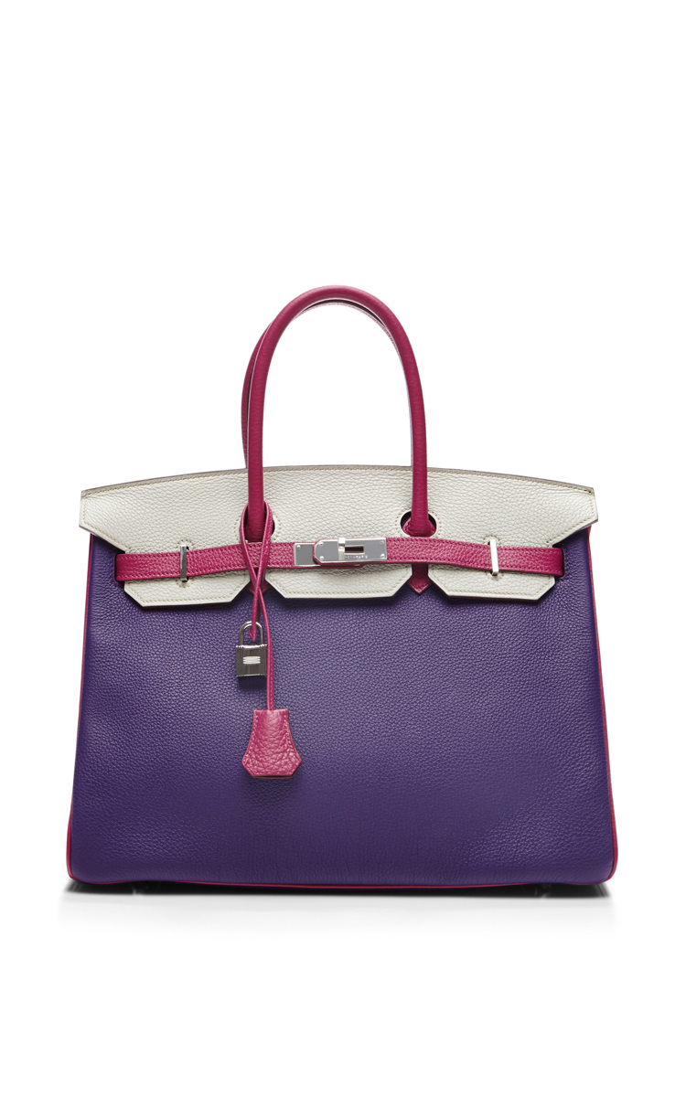 Hermes Blue Electric Togo Birkin 35cm Gold Hardware