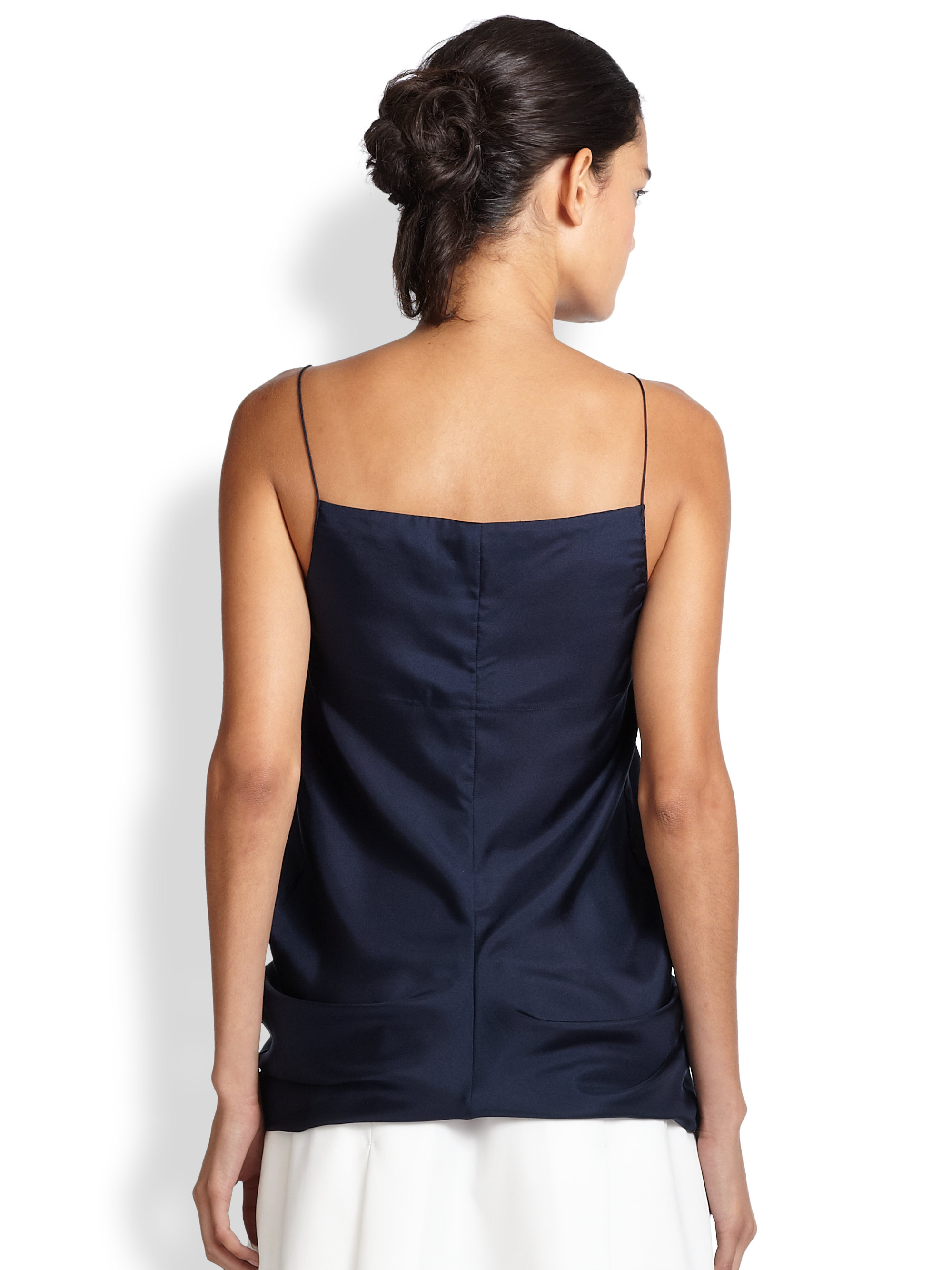 blouse with spaghetti straps