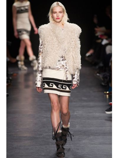 isabel marant shearling vest