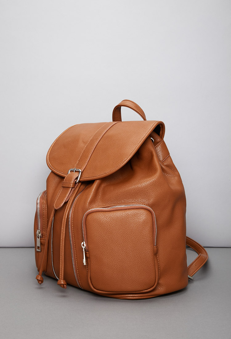 tan brown backpack