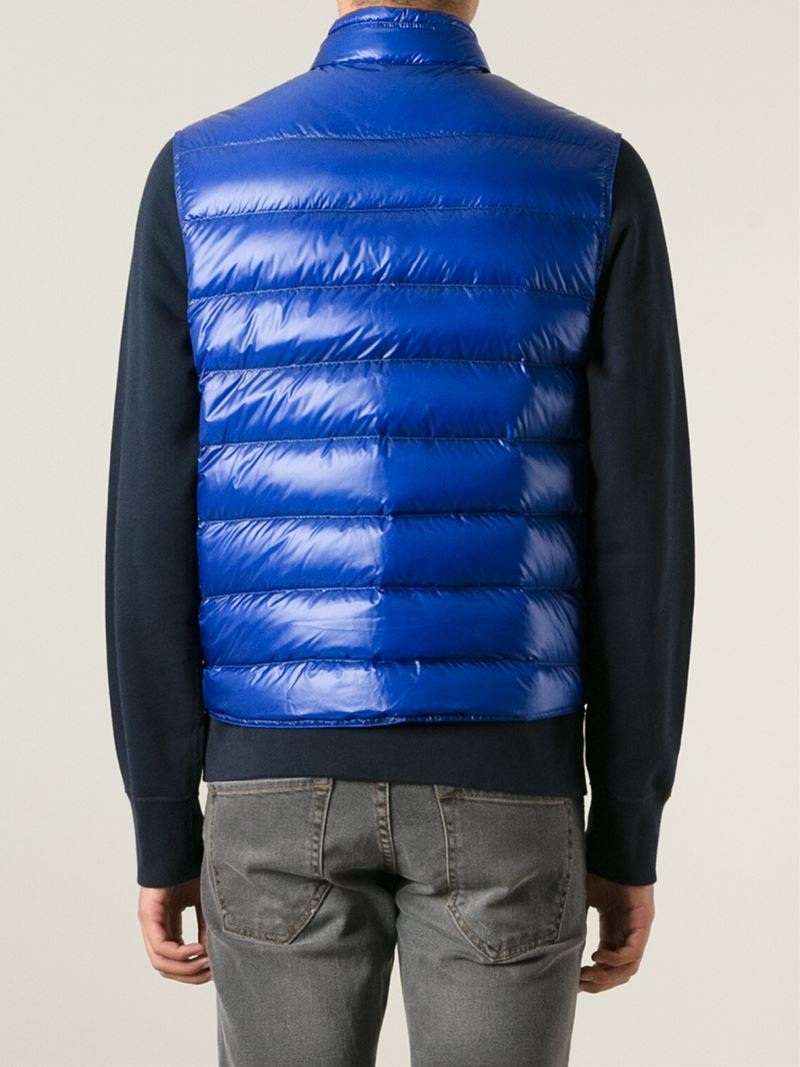moncler tib gilet blue moncler tib gilet blue