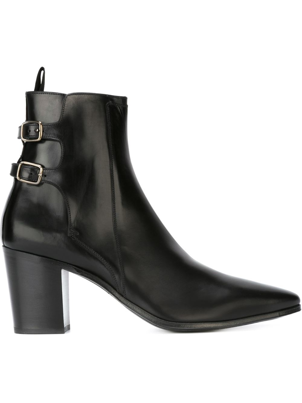 Saint Laurent 'french 85' Boots in Black for Men | Lyst