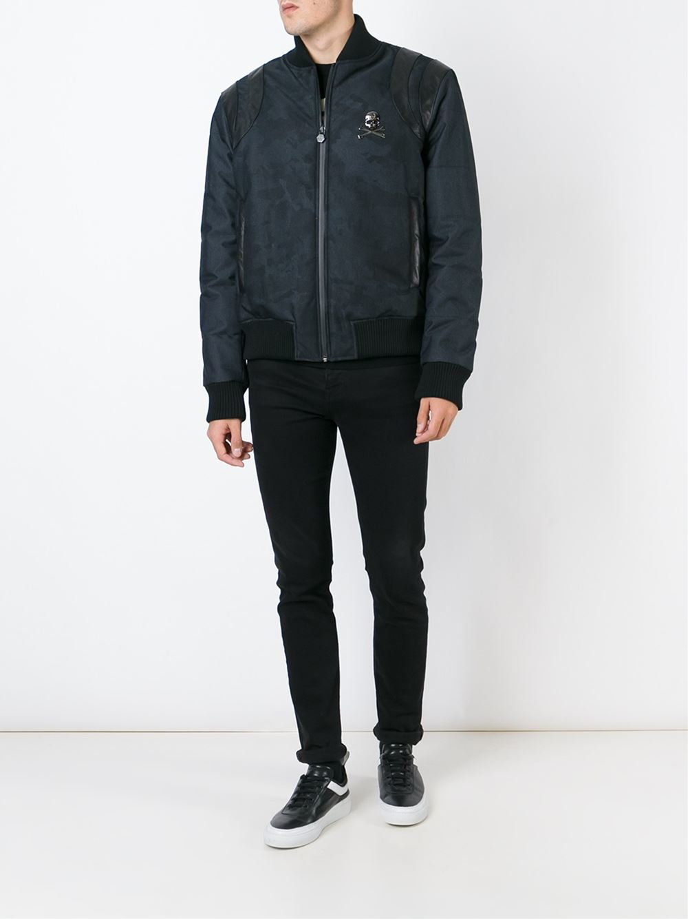 black camo bomber jacket