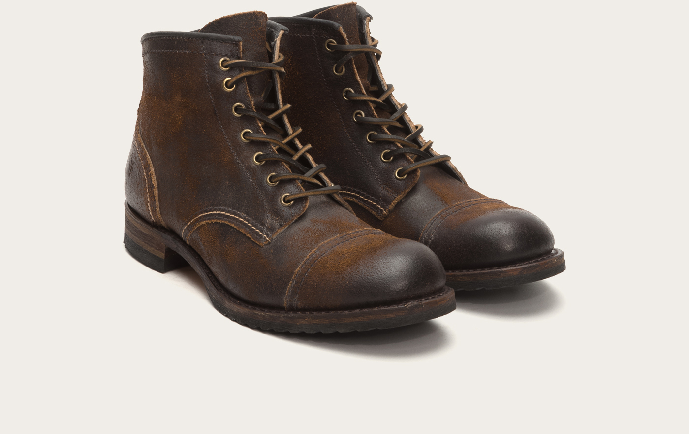 logan cap toe boots
