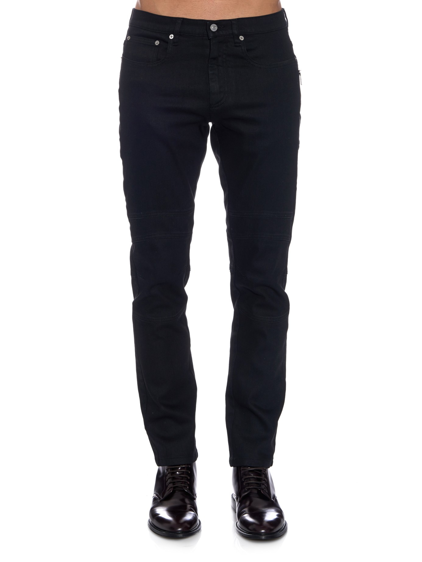 Belstaff X David Beckham Harpton Medium-rise Slim-fit Jeans in Black for  Men - Lyst