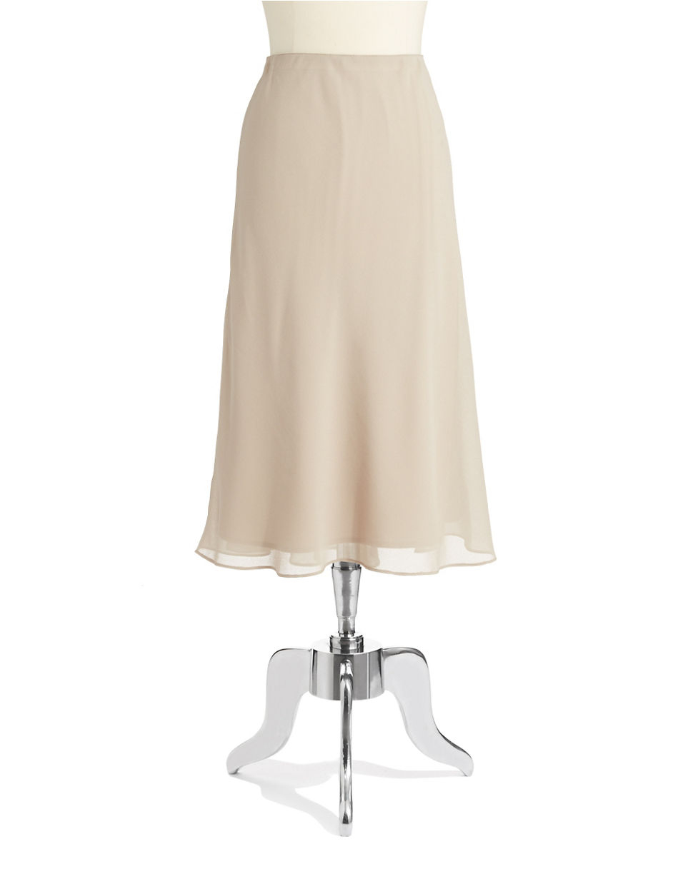 chiffon evening skirt