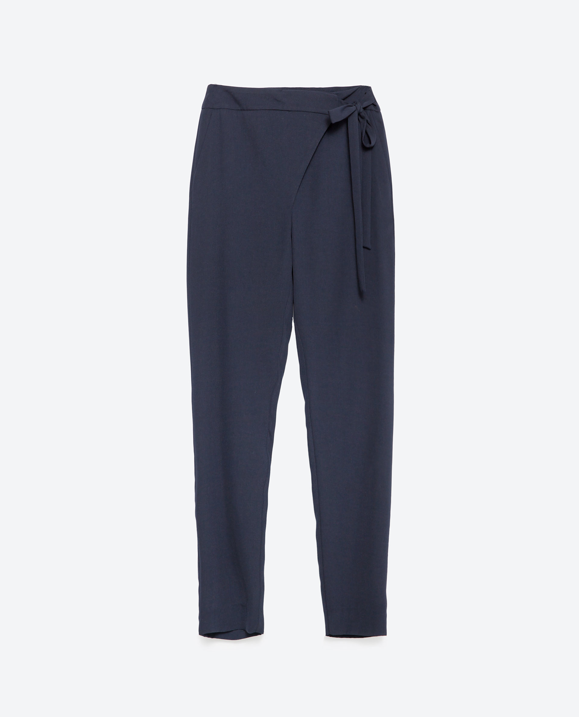 Zara Loose Fit Trousers in Blue (Navy blue) Lyst
