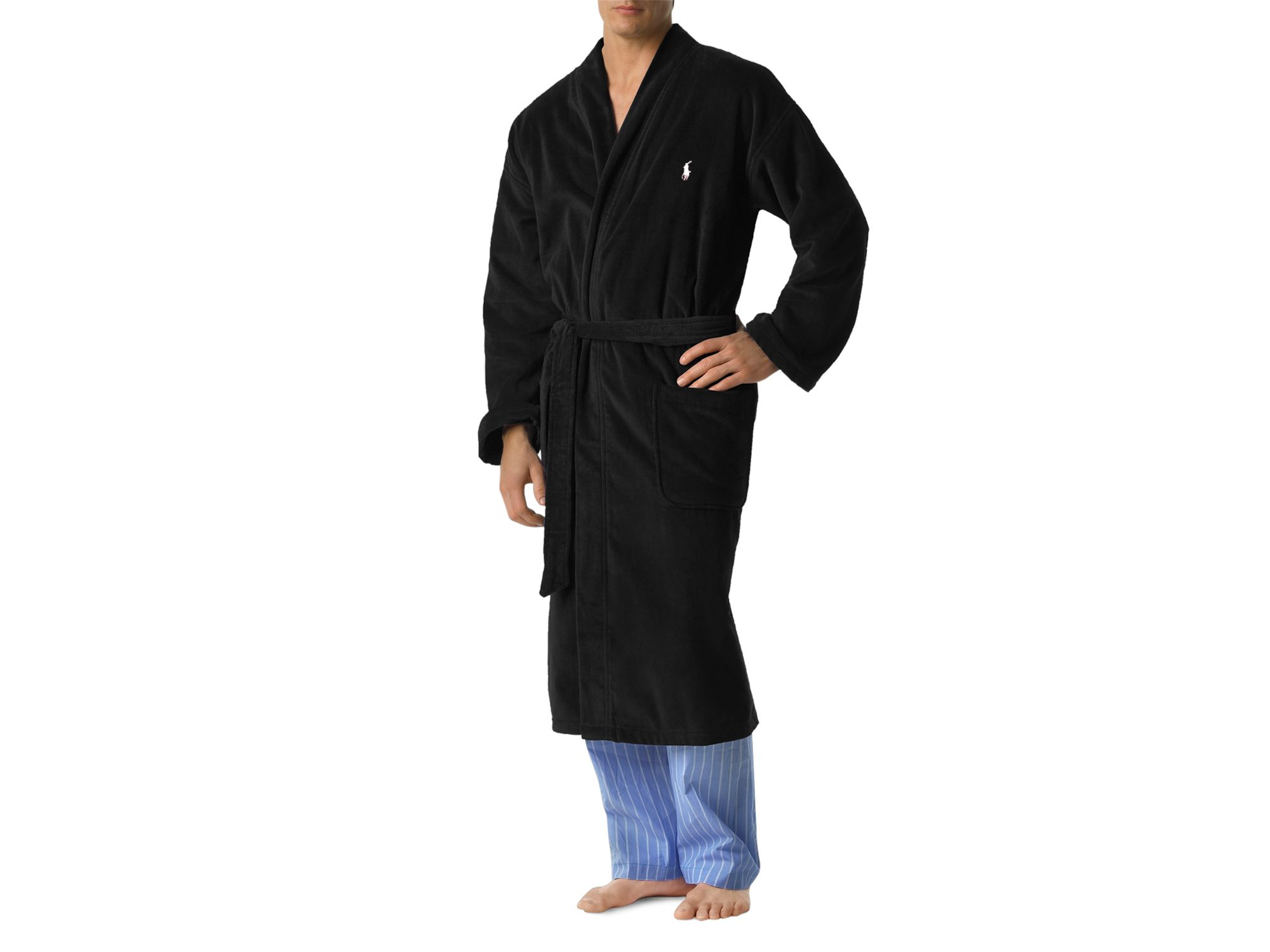 Polo ralph lauren Ralph Lauren Kimono Robe in Black for Men Lyst