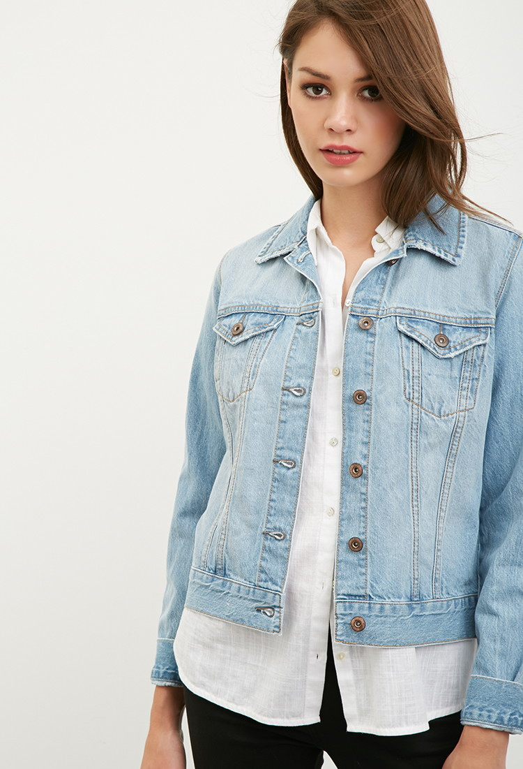 forever 21 classic denim jacket