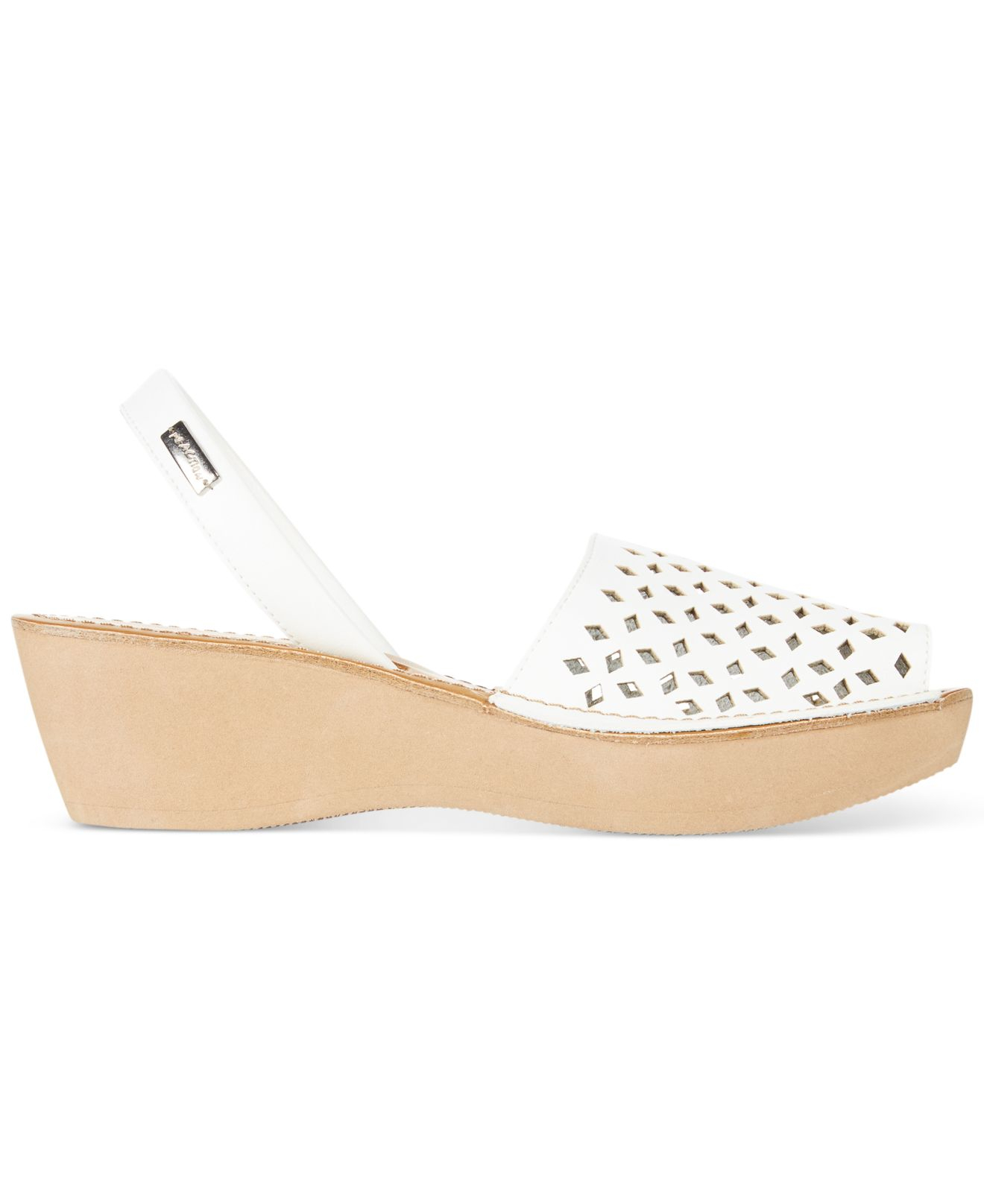 Kenneth Cole Reaction Kenneth Cole Women's Reaction Fine Glass 2 Platform  Wedge Sandals in White | Lyst