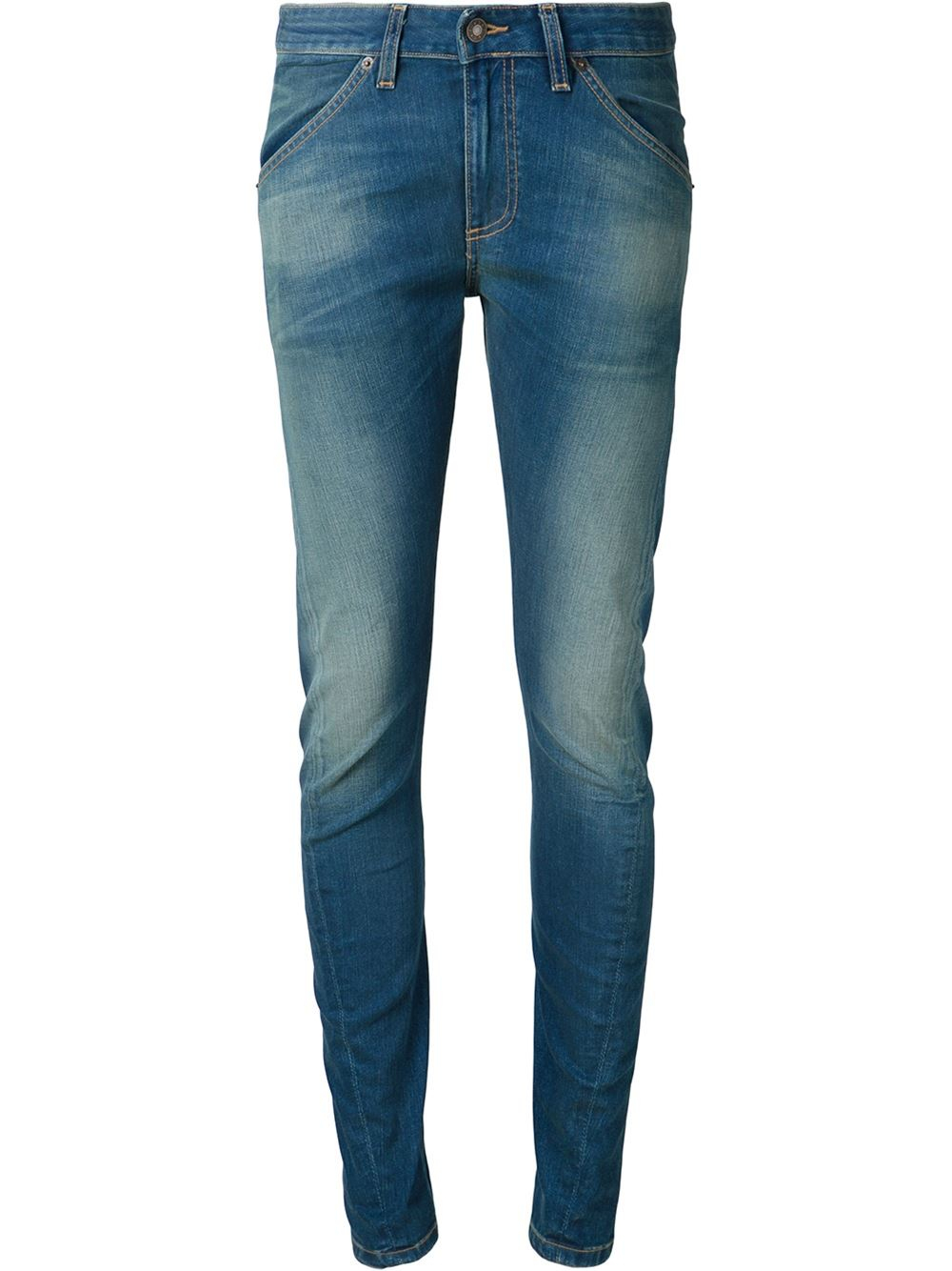 6397 Faded Slim Jeans in Blue | Lyst