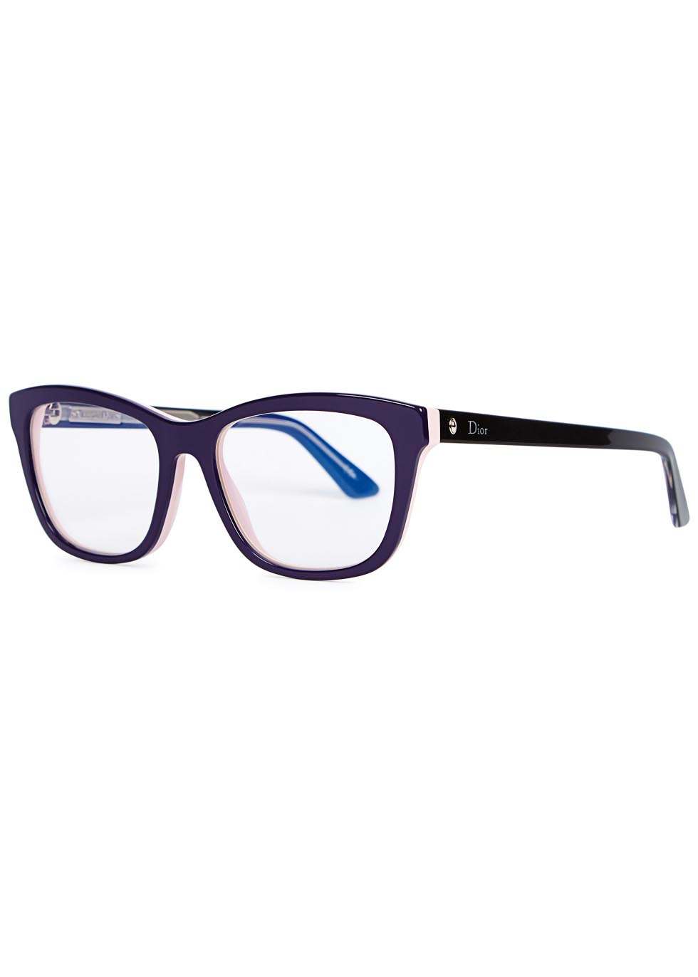 purple dior glasses