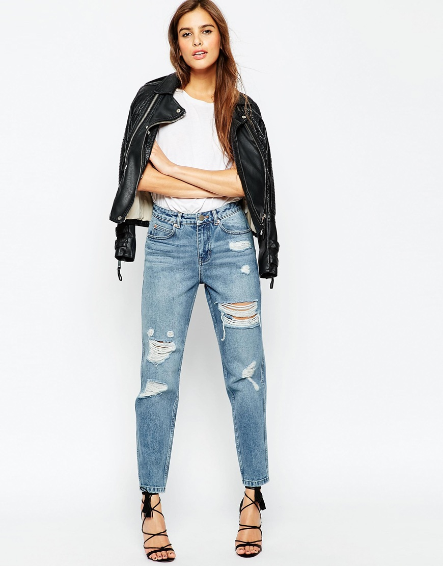 shredded mom jeans