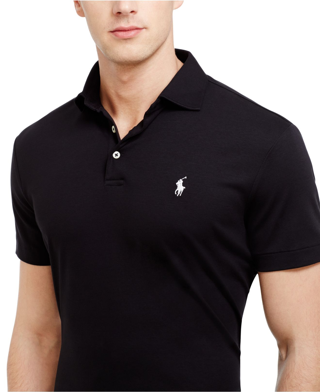Polo Ralph Lauren черное поло