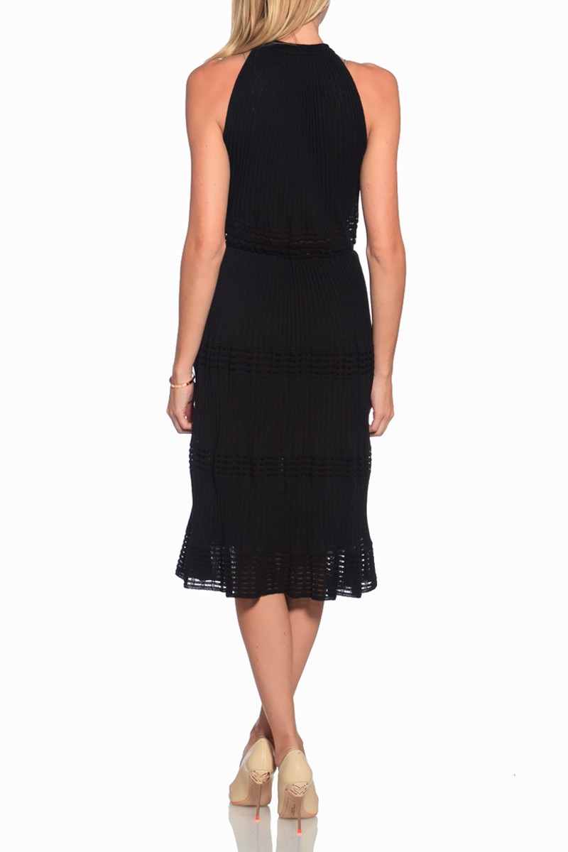 M missoni Midi Dress in Black Lyst
