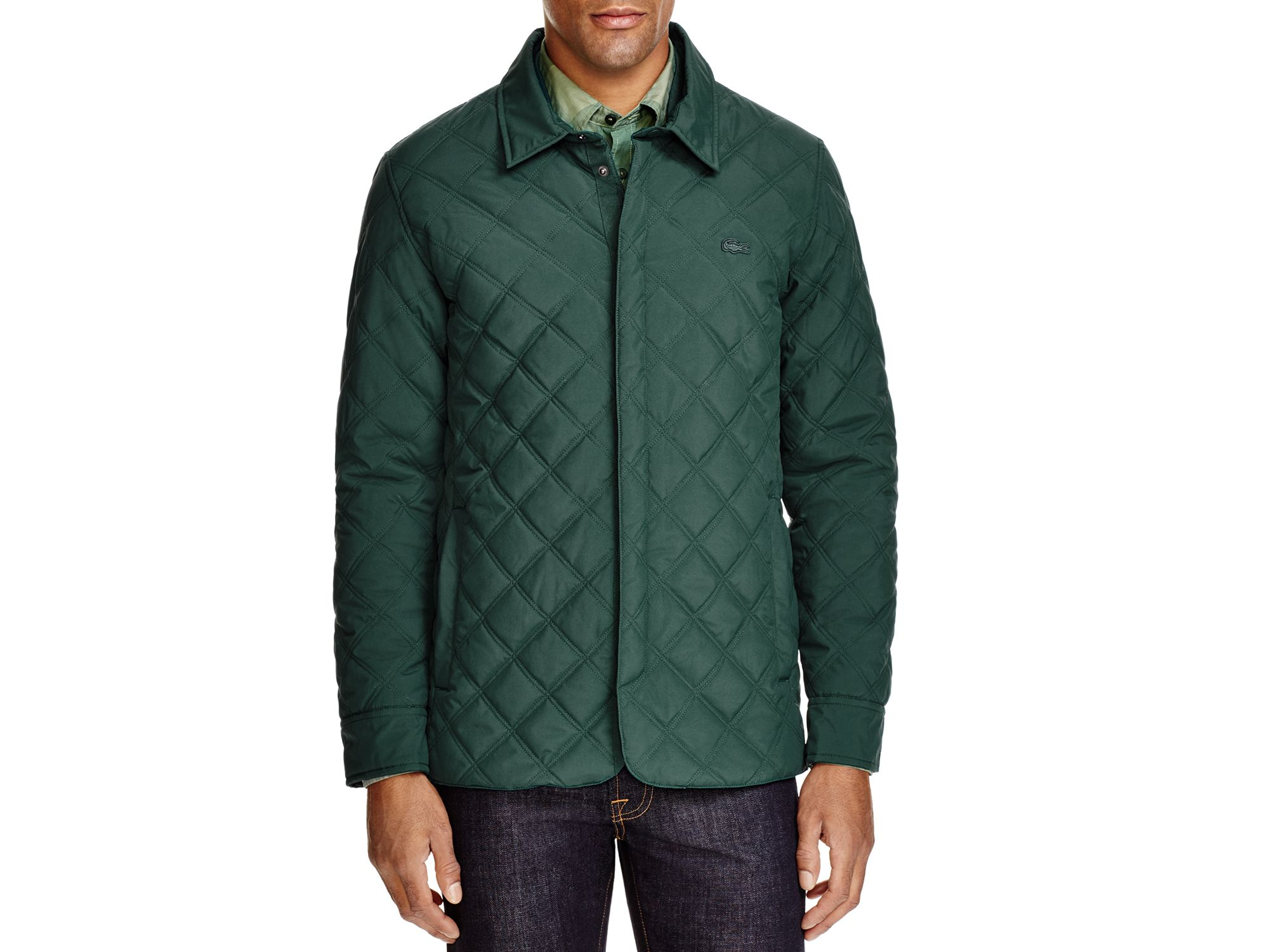 Lacoste Synthetic Quilted Jacket in 