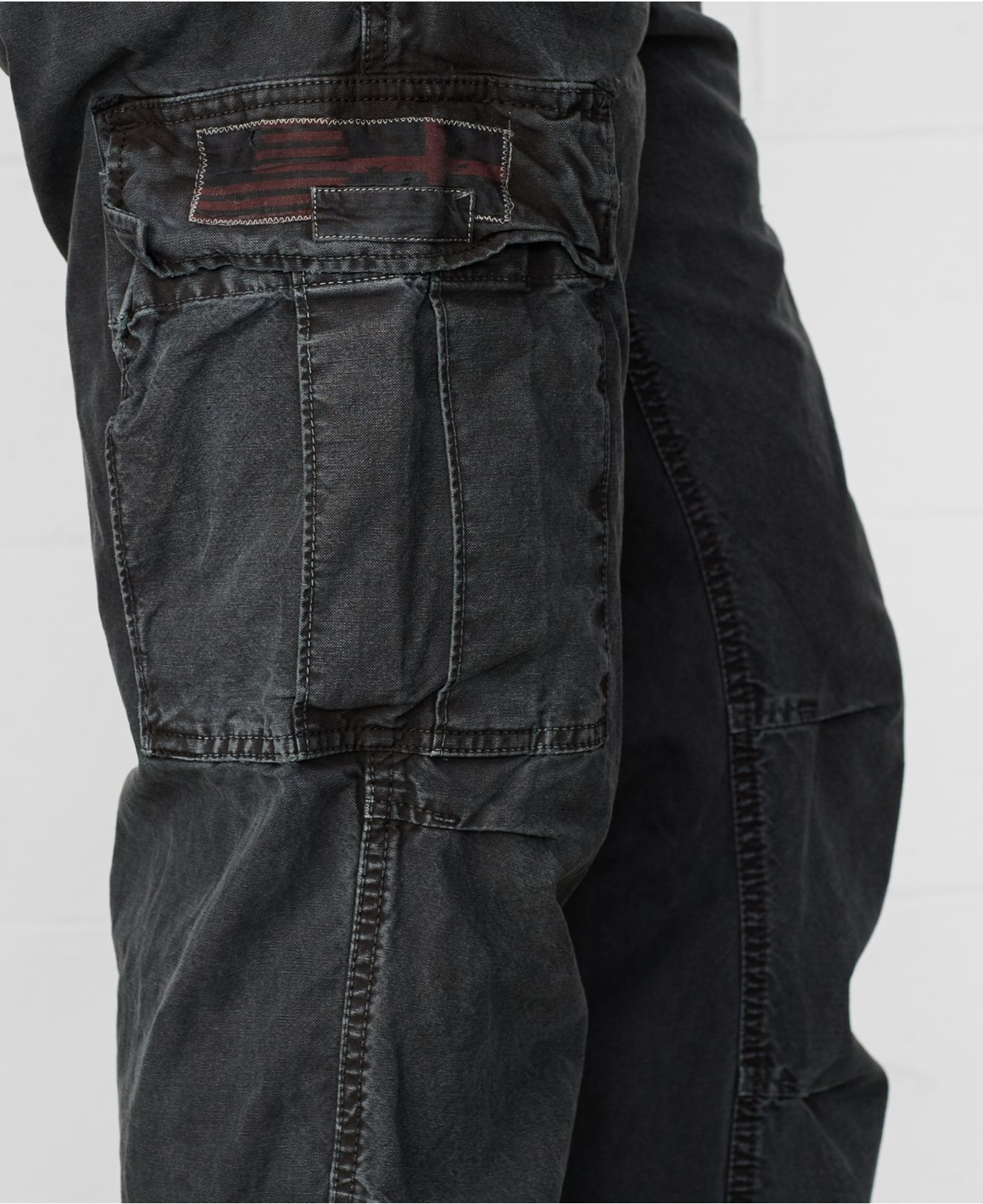 Denim & Supply Ralph Lauren Cotton Slim-fit Field Cargo Pant in Black