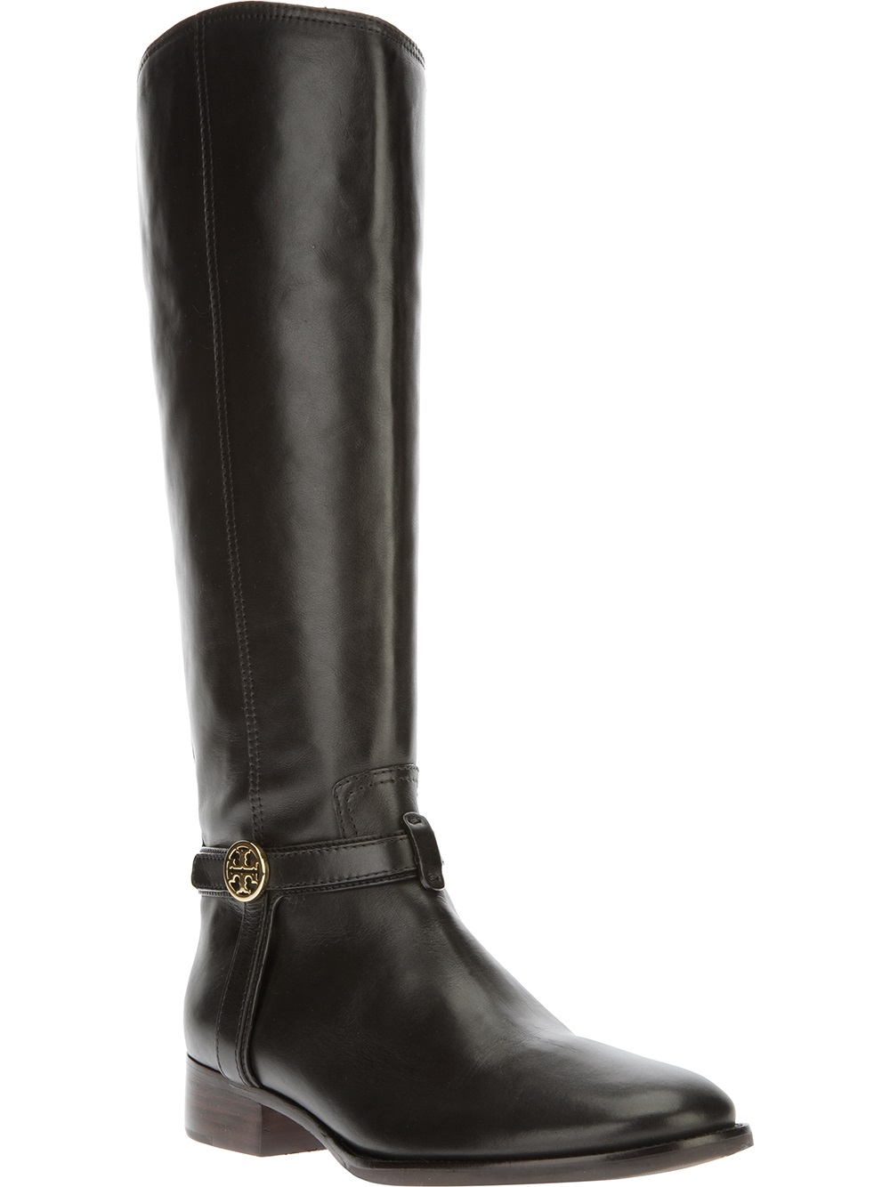 Lyst - Tory Burch Riding Boot in Black